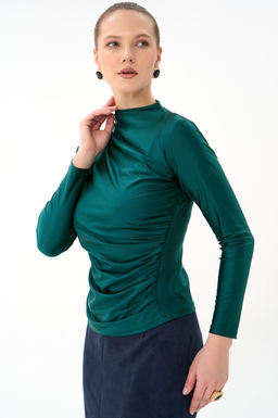 Лонгслив Нора (изумрудный) - Эльза фото 16