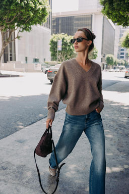 SOFT KNIT V-NECK SWEATER - Zara фото 2