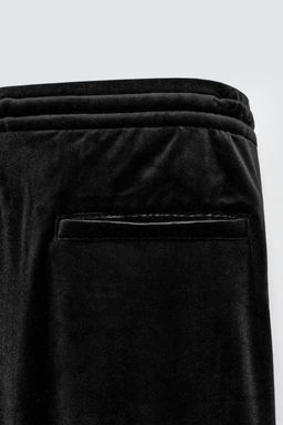 RELAXED FIT VELVET TROUSERS - Zara фото 10