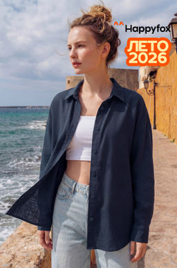 Женская льняная рубашка Happyfox - Happy fox фото 13