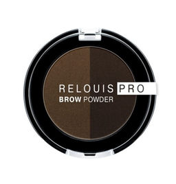 RELOUIS Тени "Pro Brow Powder" для бровей тон 03 Dark Brown