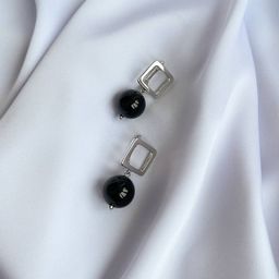 Серьги крупные с Агатом