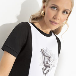 Футболка с принтом, Я так хочу (snake) - Charutti фото 3