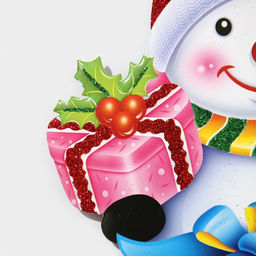 Новогодний топпер декоративный Снеговик, 22,5х70,5 см - Simaland фото 11