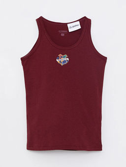 Bisiklet Yaka Harry Potter Bask?l? Pamuklu Erkek ?ocuk Atlet 2li - Waikiki фото 2