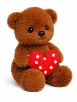 Мягкая игрушка «Медведь», с сердечком, 30 см