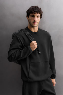 TECHNICAL CREW NECK SWEATSHIRT - Zara фото 5