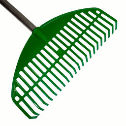 Грабли веерные пластмассовые MAWIPRO 22 зуба с алюминиевым черенком MW-4277