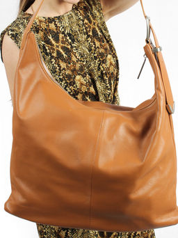 LACCOMA сумка АК3251-рыжий натуральная кожа хлопок  фото 7