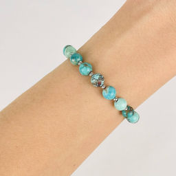 Браслет регулируемый из Бирюзы - Радуга самоцветов фото 2