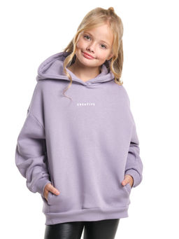 Худи для девочки оверсайз одежда подростковая с принтом 22-7317 мята - Mini maxi фото 7