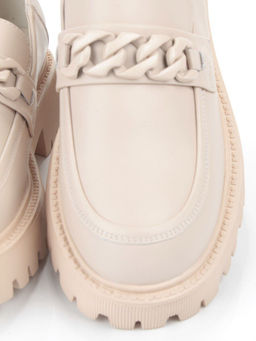 03-5926-2 BEIGE Лоферы женские (натуральная кожа) - Фабричный китай фото 10