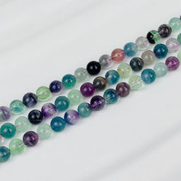 Бусины для украшений из Флюорита (32 бусины) 40 см