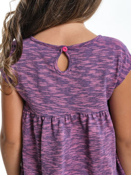 Комплект для девочки детский сад с лосинами UD 0831 лиловый - Mini maxi фото 5