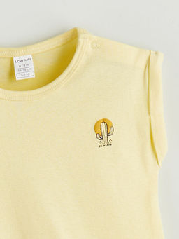 Bask?l? Erkek Bebek Tulumu