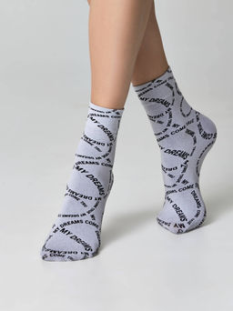 Цена за 2 пары. Носки фантазийные CONTE FANTASY Плотные носки с вывязанным рисунком My dreams - Conte elegant фото 2