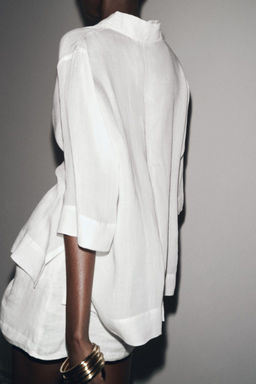 ZW COLLECTION RAMIE SHIRT - Zara фото 11