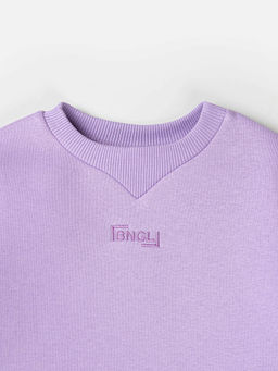 Свитшот Сирень утепленный - Bungly фото 3