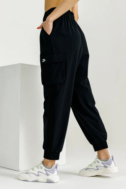 Брюки текстильные Черный - Anta фото 2