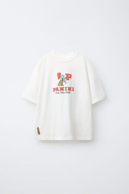 CAMISETA ESTAMPADO PANINI  / Blanco - Zara фото 5