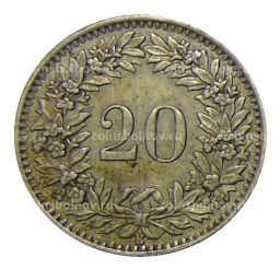 20 раппенов 1943 года Швейцария