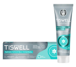 TISWELL зубн.паста 110гр Реминерализующая от кариеса с наногидроксиапатитом без фтора