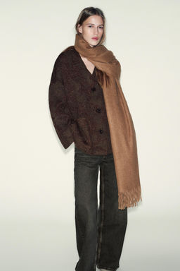 METALLIC THREAD CARDIGAN