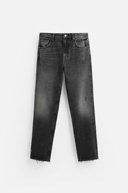 STRAIGHT FIT RIP JEANS - Zara фото 6