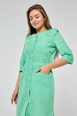 Халат женский 184 TC. Цвет: зеленое яблоко - Стильб фото 6