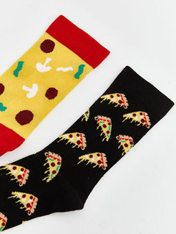 Desenli Erkek ?ocuk Soket ?orap 2li