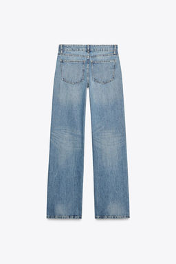 TRF WIDE-LEG LOW-RISE JEANS - Zara фото 17