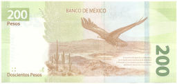 200 песо 2022 года Мексика