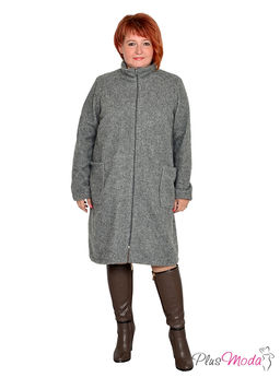 Жакет-дубленка Модель №1315 размеры 44-84 - Plusmoda фото 4