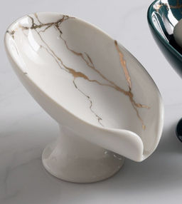 Мыльница со сливом керамическая (3036) - Мой органайзер фото 4