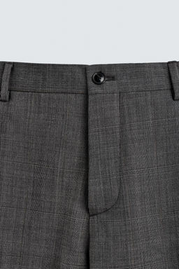 CHECK SUIT TROUSERS - Zara фото 9