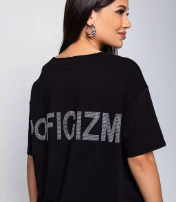 Футболка #КТ5185, чёрный