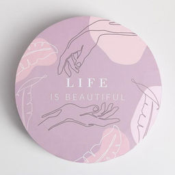 Коробка подарочная круглая Нежный, 13 13,5 см - Дарите счастье фото 3