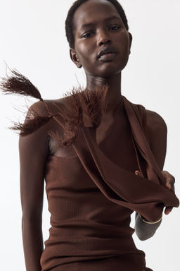 Top de punto con fular - H&m фото 2