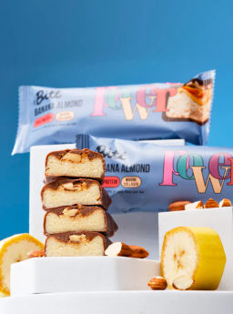 Цена за 16 штук. Батончик протеиновый Bite Банан-миндаль 50г - Take a Bite фото 19