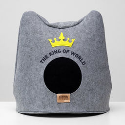 Домик для животных из войлока «Ушастик королевский», 46×46×43 см