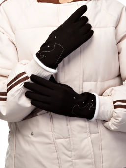 Перчатки жен Labbra LB-PH-89 black  фото 8