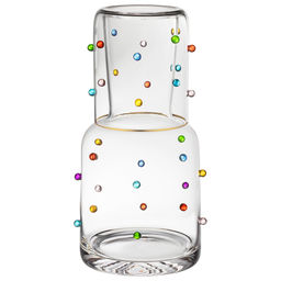 ГРАФИН С КРЫШКОЙ-СТАКАНОМ COLORS 750/290 МЛ
