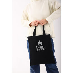 Сумка-шопер Burn with IDEA блёстки, без молнии, без подкладки, цвет чёрный - Nazamok фото 9
