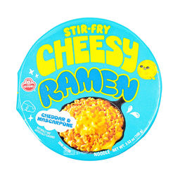 Лапша б/п со вкусом сыра чеддер и маскарпоне Чиз Рамен Stir-Fry Cheesy Ramen Cheddar & Mascapone Otoki (Ottogi), Корея, 100 г Акция