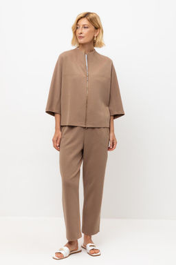 ЕВТ 4134/охра коричневая брюки жен