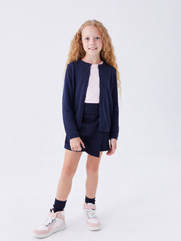 Bisiklet Yaka Basic Uzun Kollu K?z ?ocuk Triko H?rka - Waikiki фото 2