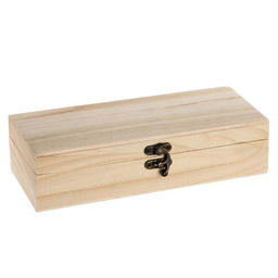 Цена за 6 шт. Шкатулка для росписи дерево «Купюрница», для творчества, декора, 24×9.5×6 см