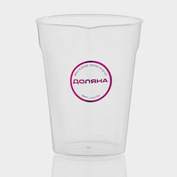 Цена за 2 шт. Стакан мерный Доляна, 250 мл, прозрачный