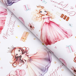 Цена за 10 шт. Бумага упаковочная, глянцевая «Счастья и радости» 70×100 см