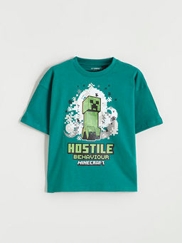 Minecraft Bask?l? Erkek Bebek Ti??rt 2li